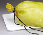 Yellow custom polypropylene bags